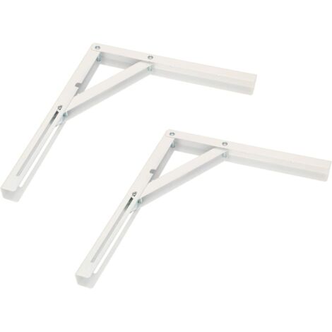 Équerre d'extension L-200 peinte en blanc (2 pièces) (1/5)