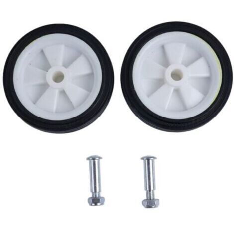 Lot de 2 roulettes pour compresseurs d'air Roues 15,7 cm silencieuses et antidérapantes Absorption des chocs Pour pompes à air