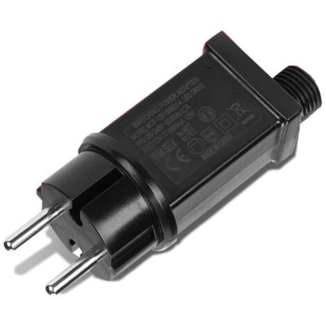 Alimentation LED 12V 12W Transformateur étanche IP44 pour éclairage extérieur Adaptateur basse tension pour guirlandes lumineuses