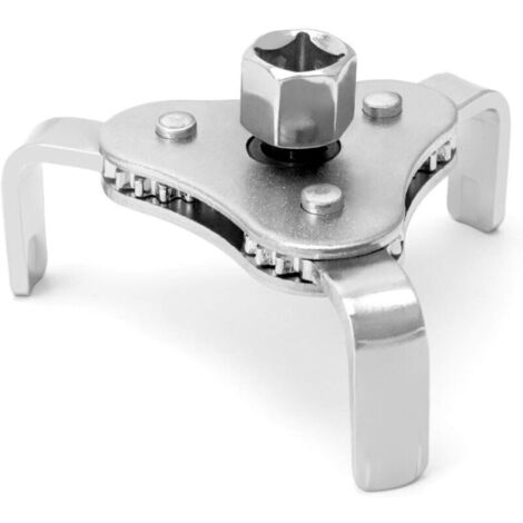 Clé à filtre à huile , clef filtre a huile universelle réglable à 3 mâchoires pour diamètre 60 mm -115 mm , retrait de voitures, camions, motos (1/5)