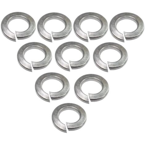 Lot de 10 Rondelles Grower frein ressort - M8 - en acier inoxidable A2 - DIN127 - Bricolage