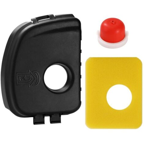 Couvercle de Filtre à Air 595660 et Filtre à Air en Mousse 799579 et 594281 Pompe d'amorçage, Compatible avec Briggs & Stratton 590581 08P502 08P602 09P602 (1/5)