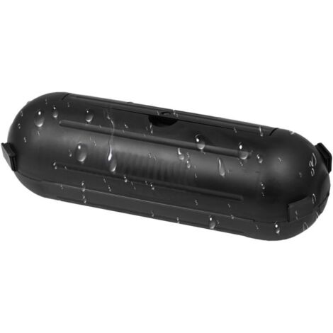 Boîtier de Sécurité Fiche et Prise, Boitier Protection Prise Electrique Exterieur, Boîtier de Protection Etanche pour Rallonge, Prolongateur Jardin, Rallonge Prise, Boite Cache Prise Electrique