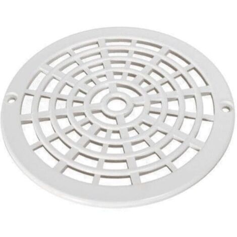 Grille de bonde de fond pour piscine Diamètre extérieur 185 mm Entraxe de vissage 170 mm Fabriquée en ABS pour drainage efficace