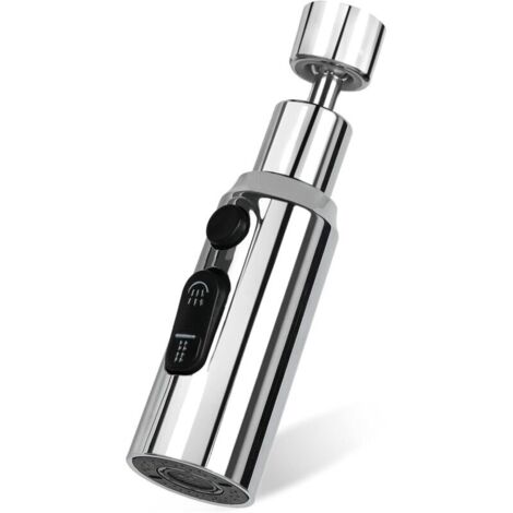Aérateur de Robinet 3 Modes Rotatif 360° Tête Douchette Evier Cuisine Brise Jet Robinet Cuisine D'eau Pour Robinet Embout Robinet Cuisine Adaptateur Mousseur Robinet 1303525MM (1/5)