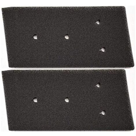 Lot de 2 filtres pour sèche-linge Bauknecht Privileg Whirlpool HX 481010716911 - Sèche-linge à pompe à chaleur - 230 x 115 x 14 mm - Filtre éponge - Séchoir à condensation (1/2)