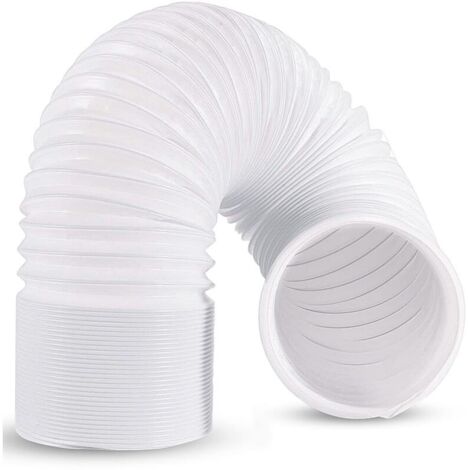 Tuyau d'évacuation climatiseur mobile 200cm Diamètre 13cm Polypropylène résistant aux températures de -20 °C à 70 °C