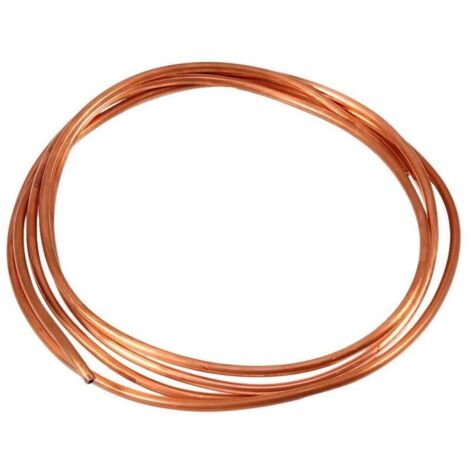 Tube cuivre souple 4 mm OD Tuyau pour plomberie de réfrigération Excellente plasticité Longueur 2 m