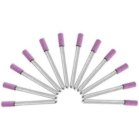 be in your mind 12pcs 3/8 Affûteur Tronçonneuse Compatible pour Polissage de Chaîne Tronçonneuse à Manucure,4.8mm (Arbre 3mm) (1/5)