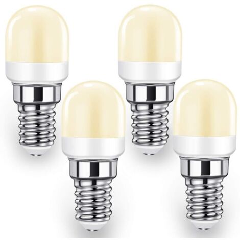 Lampe E14 LED Ampoule pour Réfrigérateur, 2W SES Lampe (équivalent 20W-25W), 140LM, Blanc Chaud-3000K Lot de 4 (1/5)