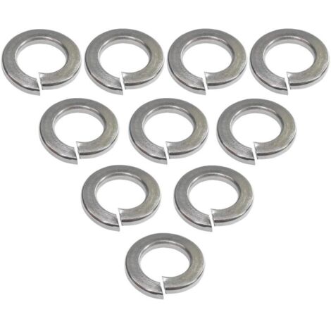 Lot de 10 Rondelles Grower frein ressort - M10 - en acier inoxidable A2 - DIN127 - Bricolage (1/3)
