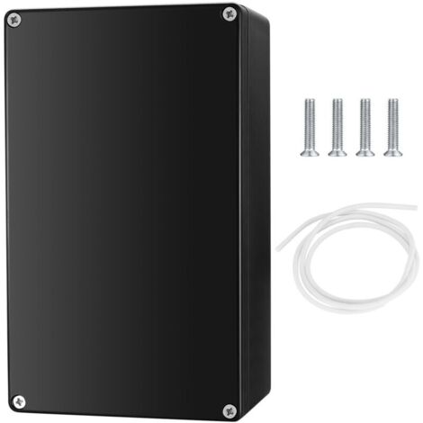 Boîte de dérivation étanche IP67 20x12x7.5 cm Matériau ABS 4 entrées pour câbles Protection optimale contre l'eau et la poussière