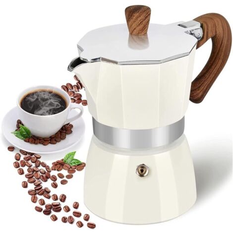 Machine à expresso 3 tasses à expresso Moka,Machine à café cubaine manuelle en aluminium de qualité supérieure Moka