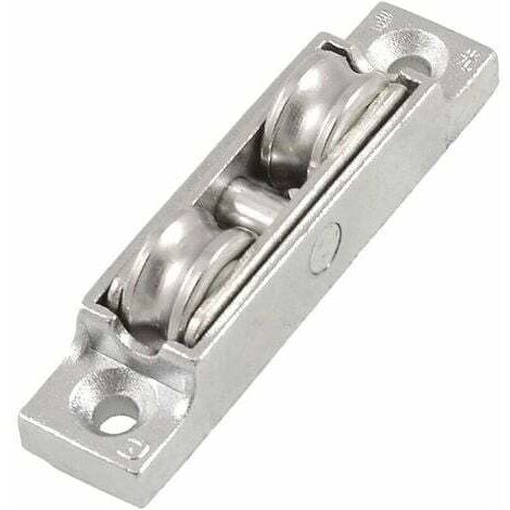 essieux 12 mm métal pour Fenêtre coulissante Roulettes Poulie à double roue (1/5)