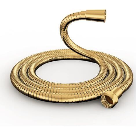 Flexible Douche Doré - Flexible de Douche 1,5m ,Anti-torsion Acier Inoxydable Tuyau de douche ,Anti-explosion,Tuyau Douche 1.5m ,Chromé