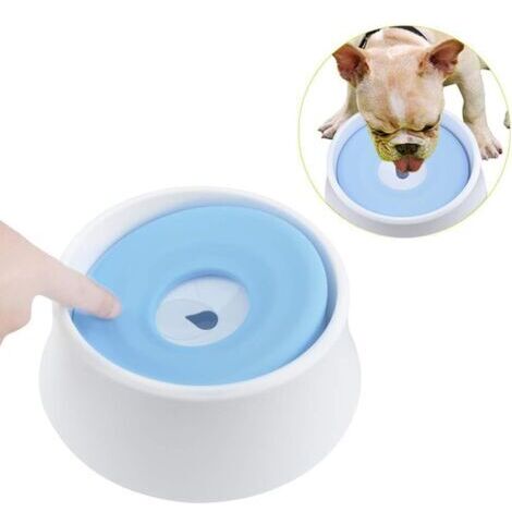 Bol d'eau pour animaux de compagnie, bol d'eau pour chien résistant aux déversements, bol d'eau pour chiens et chats, bol d'eau pour animaux de compagnie, récipient d'eau potable portable anti-dérapan (1/5)