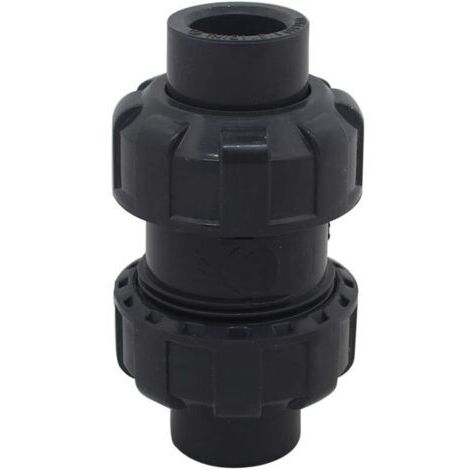 Clapet anti retour a boule 20 25 32 40 50 63mm clapet piscine clapet antiretour anti refoulement pvc vanne soupape anti retour (Diamètre intérieur 32mm)