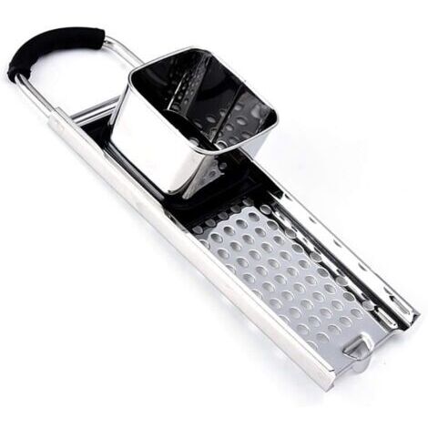 Rabot à Spätzle en INOX, Râpe Grille Passoire 32.5 x 11 x 6.5 cm pour Spätzle, Cuisine en Acier Inoxydable à Spätzle Machine à Nouilles Moule à Pâtes Outil de Cuisson