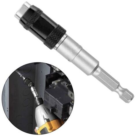 Porte-embout magnétique pivotant, résistant aux chocs, pour perceuse à vis (1/5)