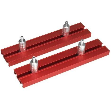 Établi en alliage d'aluminium Planing Stop Board Woodworking Baffle Limit Block 15.8mm (1/4)