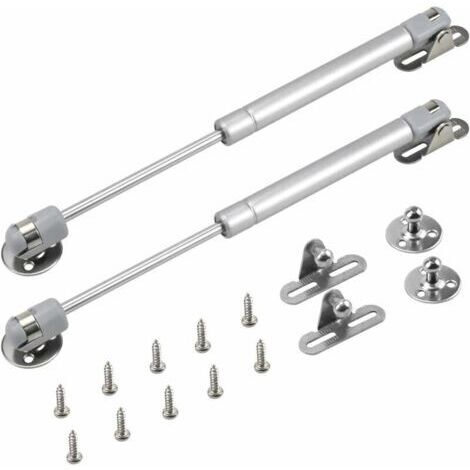 2 Pcs Verin Meuble Hydraulique Ressort Amortisseurs à Gaz d'origine porte Armoire de Cuisine Bras Pneumatique pour Levage de porte Armoire Meuble Cuisine Amortisseur Charniè (200N) (1/5)
