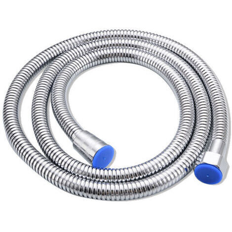 Flexible de douche 1.5M Chromé en Acier Inoxydable Tuyau de Douche Universel Anti-torsion Accessoires salle de bains,Starlight (1/5)