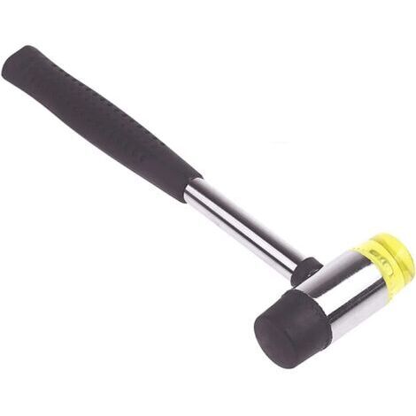 Marteau en Caoutchouc, Maillet En Caoutchouc avec Double Face Outil pour Projets De Bricolage, Artisanat, Ébéniste,Fontainebleau (1/5)