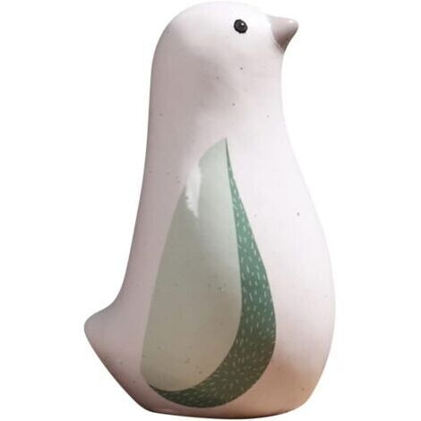 Oiseau Ornement Céramique Oiseau Statue Oiseau Figurine Bureau Oiseau Artisanat Orner,7X13CM (1/5)