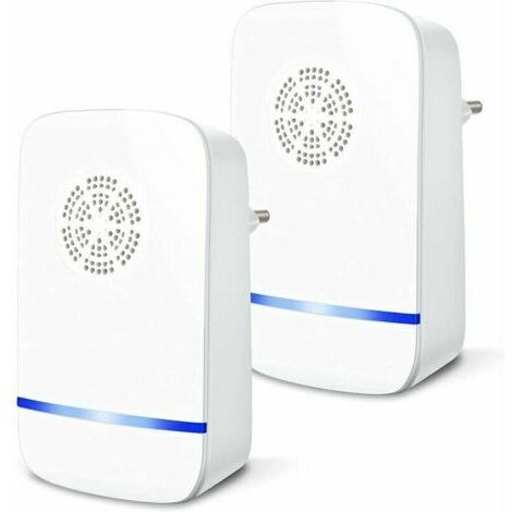 Répulsif Ultrasons, Repulsif Moustique, Repulsif Anti Mouches Electrique Appareil Répulsif Souris Interieur,(2 Pack) (1/5)