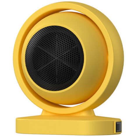 Chauffage de bureau haute performance, chauffage rapide, économie d'énergie, petit radiateur électrique domestique portable, jaune (1/5)