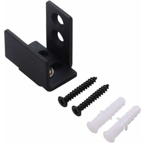Guide de sol pour porte de grange, guide de porte coulissante en bas, guide de porte coulissante de grange, guide de sol robuste pour porte coulissante, rails de porte de placard coulissants (1/5)