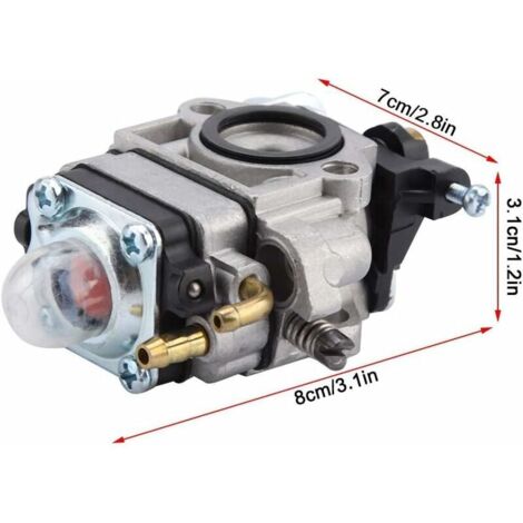 Carburateur taille-haie remplacement pour 32CC moteur tronçonneuse tondeuses accessoire outils de jardin tondeuse à gazon (1/5)
