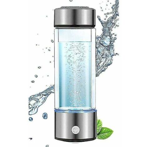 Botella de agua con generador de hidrógeno, máquina ionizadora con generador de agua rica en hidrógeno molecular real, botella con tecnología de cámara SPE (1/3)