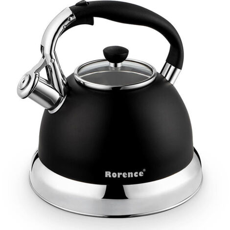 Bouilloire électrique en Acier Inoxydable 3.5 Litre - Style Vintage rétro -- Water Kettle - Noire (1/5)