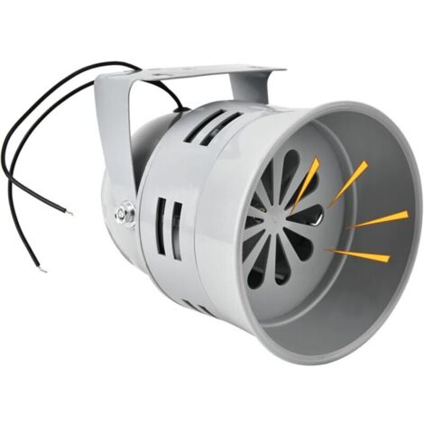 Alarme à Mot électrique, Sirène de Raid Aérien Résistante à Mot Alarme de Klaxon en Métal de Prévention des Incendies de Véhicule de Transport D'usine 120 db Sirène de voiture (DC12V) (1/5)