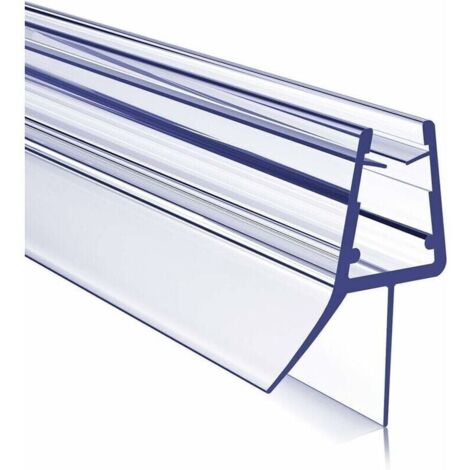 Joint de douche 80cm pour douche des scellées porte, Salle de douche joint d'étanchéité PVC , Protection étanche, pour 4-6mm de verre-