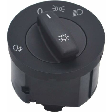 Headling Antibrouillard Interrupteur Bouton Interrupteur 1K0 941 431B Pour Golf 5 6 Jetta 5 6 T-iguan Caddy Passat B6 Cc,1K0941431BB (1/5)