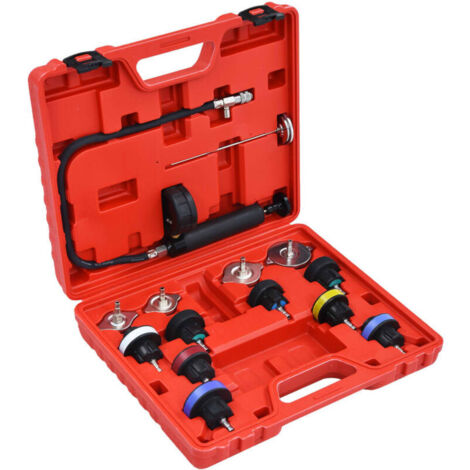 Testeur de pression pour refroidissement et bouchon 14 pcs (1/5)