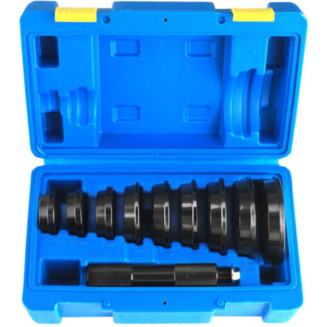 Extracteur de roulements pour automobiles, 10 pièces, presse hydraulique pour machines-outils de pressage et de pressage de roulements de 39,5 à 81 mm, noir