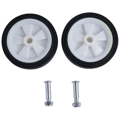 Lot de 2 roulettes pour compresseurs d'air, accessoires de compresseur d'air, roues de 15,7 cm, absorption des chocs, antidérapantes, silencieuses, stables