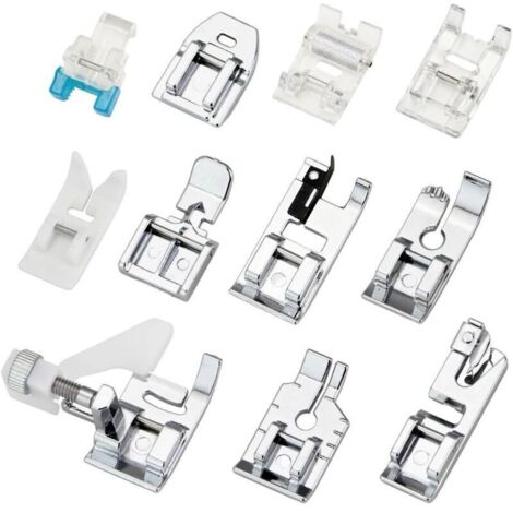 11Pcs Pieds-de-Biche, Kit de Machine à Coudre, Accessoires de Rechange pour Modèles Brother Singer Janome (1/4)