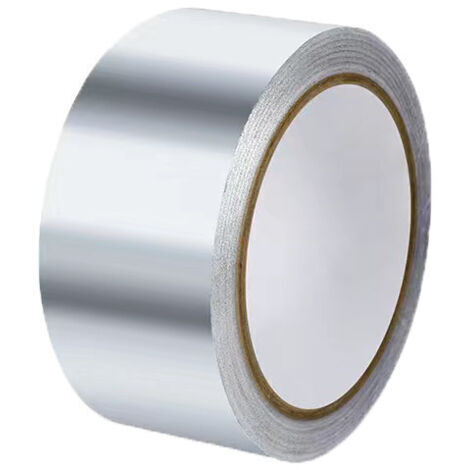 Ruban 20mx3cm ruban Adhésif Aluminium,Aluminium Bande d'étanchéité, scotch aluminium etanche, Pour cuisine, salle de bain, électricien, surface métallique(argent) (1/5)