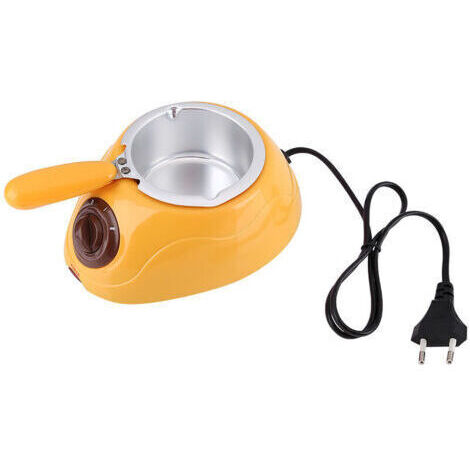 Pot de fusion électrique pour chocolat et bonbons, outil de cuisine avec ensemble de moules pour faire soi-même (jaune) (1/5)