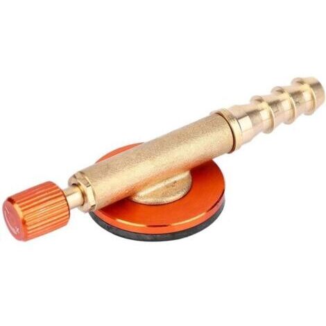Adaptateur de Recharge de gaz, Adaptateur de cuisinière à gaz en Laiton Adaptateur Universel de Recharge de gaz Adaptateur de Commutation de gaz Durable pour Camping en Plein air(Rouge) (1/4)