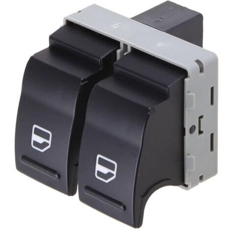 Bouton de commande de fenêtre de voiture Lève-vitre électrique de voiture, serrure de porte électrique pour interrupteur de commande principal, pour Volkswagen pour T5 (1/4)