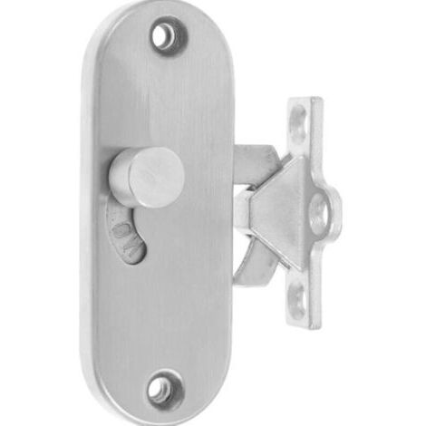 Serrure de Porte coulissante à 90° à Angle Droit avec Boucle de Verrouillage de Porte coulissante et verrou de Porte de Grange (1/4)