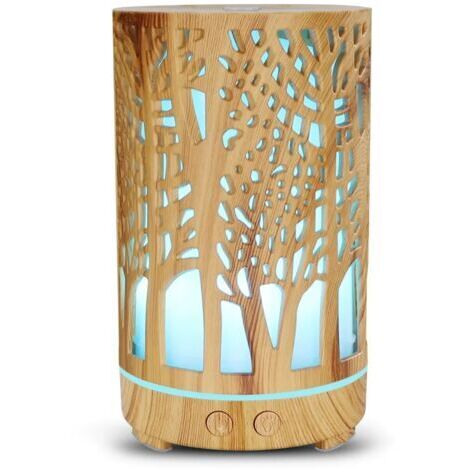 Diffuseur d'huiles essentielles, diffuseur d'aromathérapie, diffuseur d'humidificateur à ultrasons de grande capacité(93157mm) (1/5)