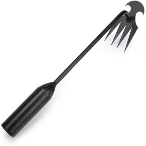Outil de Jardinage, Désherbeur à Main Outils, Desherbeur Manuel Inoxydable, Extracteur de Désherbage, Arrache Mauvaise Herbes Jardinage, pour Enlever Racines Mauvaises Herbes (1/4)