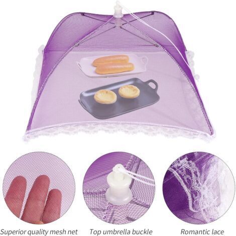 Lot 6 Cloches Alimentaires Pliables Filet Anti-Mouches 32×32 Cm – Protection Pique-Nique, Barbecue, Fruits & Gâteaux Cloche Gateau Lot 6 Cloches Alimentaires Pliables Filet Anti-Mouches 32×32 Cm – Protection Pique-Nique, Barbecue, Fruits & Gâteaux Cloche Gateau
