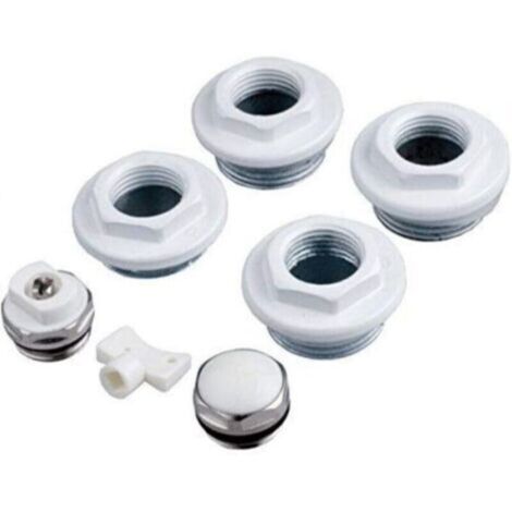 Kit de réducteur à filetage pour radiateurs de style rétro et radiateurs à colonnes traditionnels de 1 pouce
